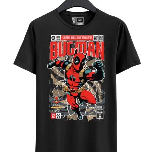 Koszulka z nadrukiem w stylu Funko Pop - Superbohater - Bugman