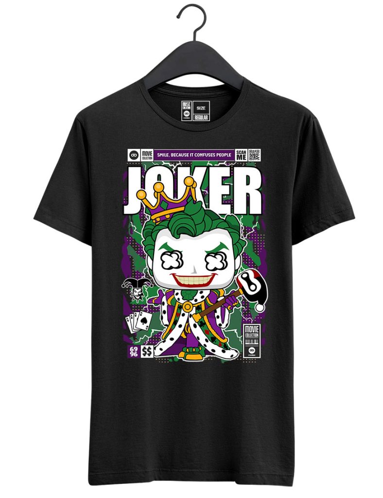 Koszulka z nadrukiem w stylu Funko Pop - Joker