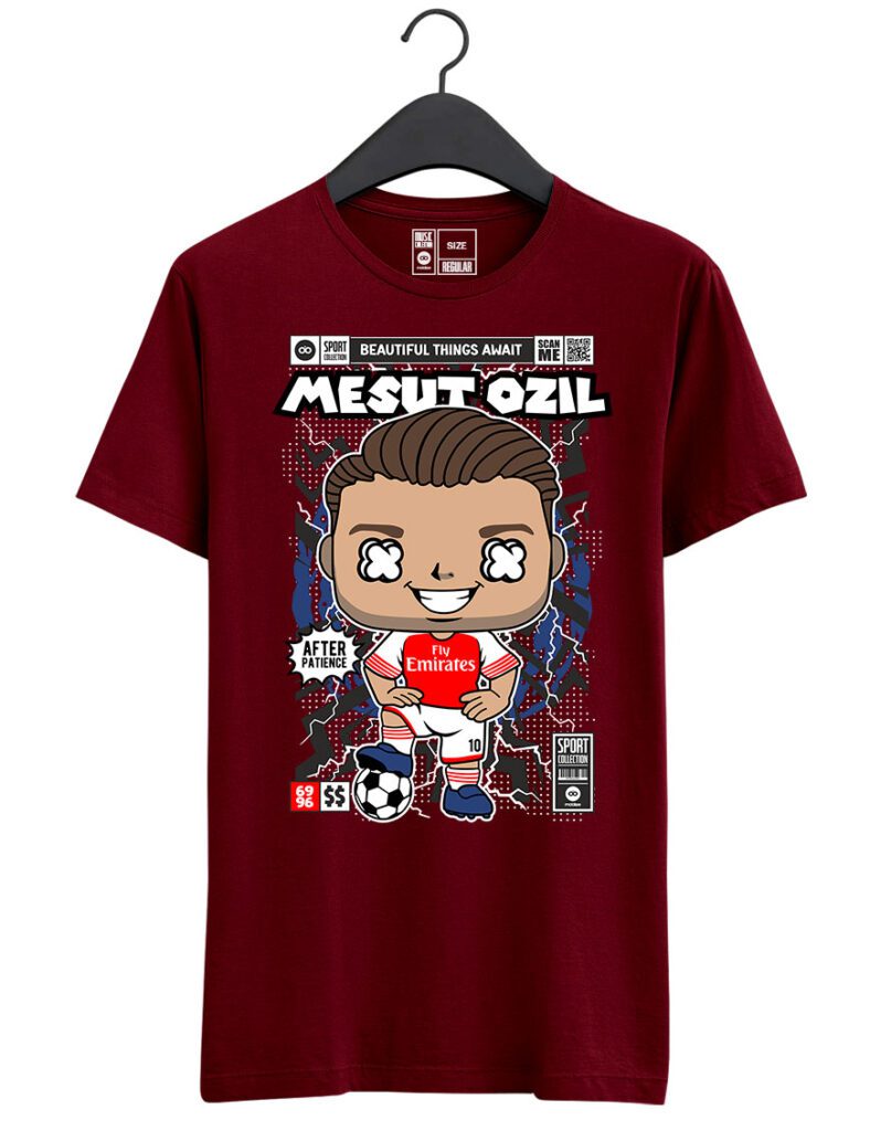 Koszulka z nadrukiem w stylu Funko Pop - Mesut Ozil