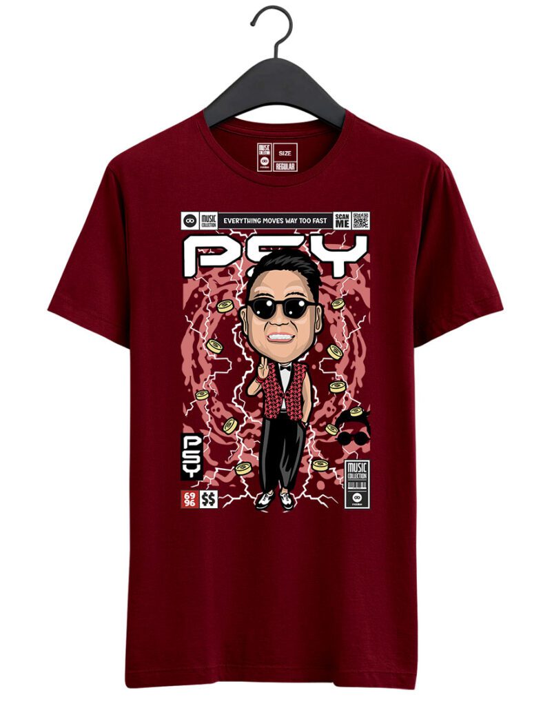 Koszulka z nadrukiem w stylu Funko Pop - Psy