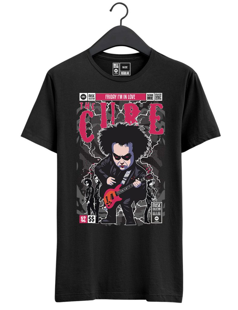 Koszulka z nadrukiem w stylu Funko Pop - The Cure