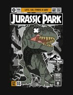 Grafika na koszulkę z nadrukiem w stylu Funko Pop - Jurassic Park