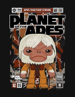 Grafika na koszulkę z nadrukiem w stylu Funko Pop - Planet of the Apes