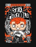 Grafika na koszulkę z nadrukiem w stylu Funko Pop - Sex Pistols - Johnny Rotten
