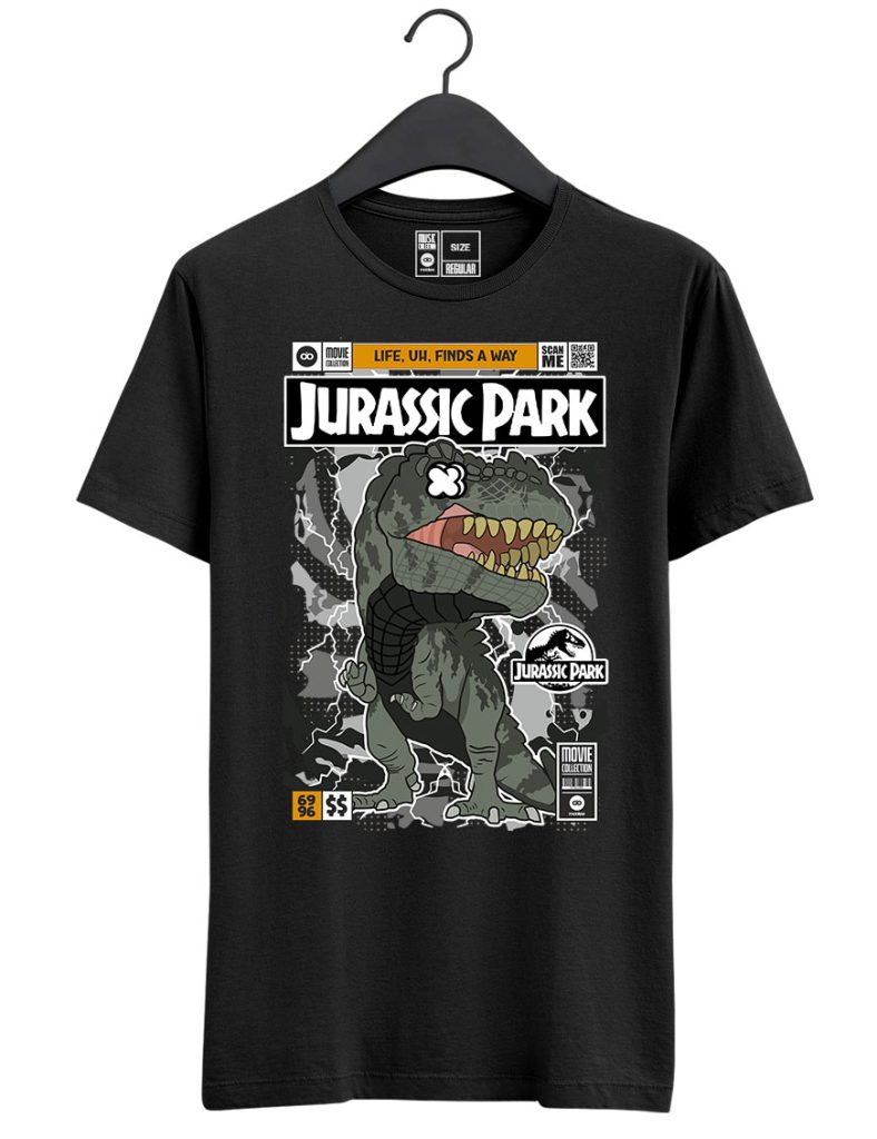 Koszulka z nadrukiem w stylu Funko Pop - Jurassic Park