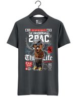 Koszulka z nadrukiem w stylu Funko Pop - Tupac Shakur